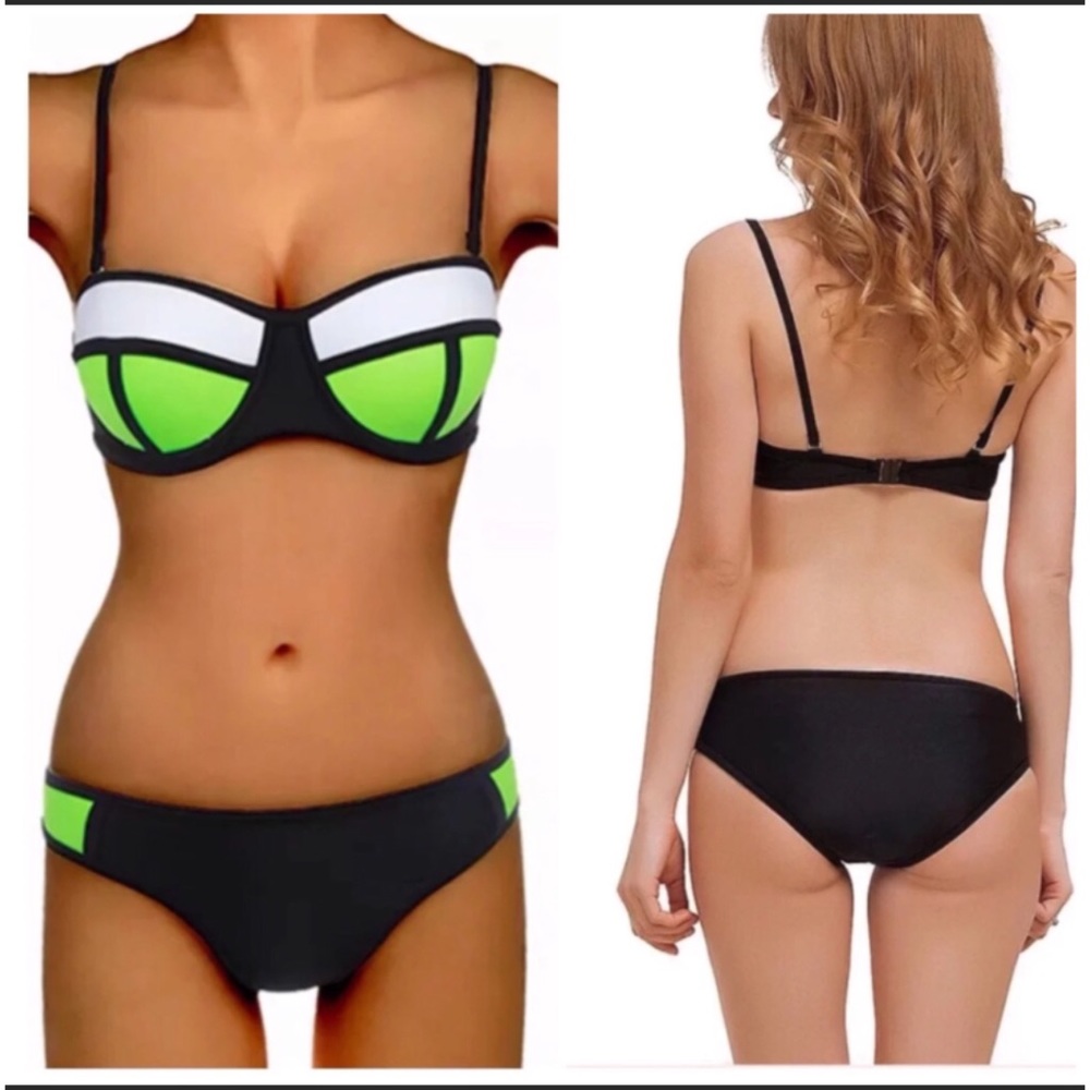 NWT Color-block Bikini - M
